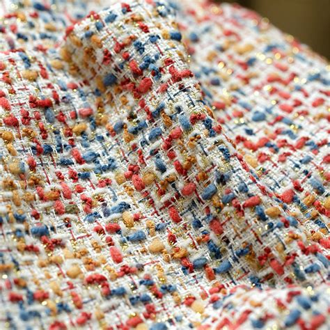 chanel tweed fabric for sale|what makes chanel tweed.